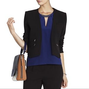 BCBGMAXAZRIA Flynn crop blazer